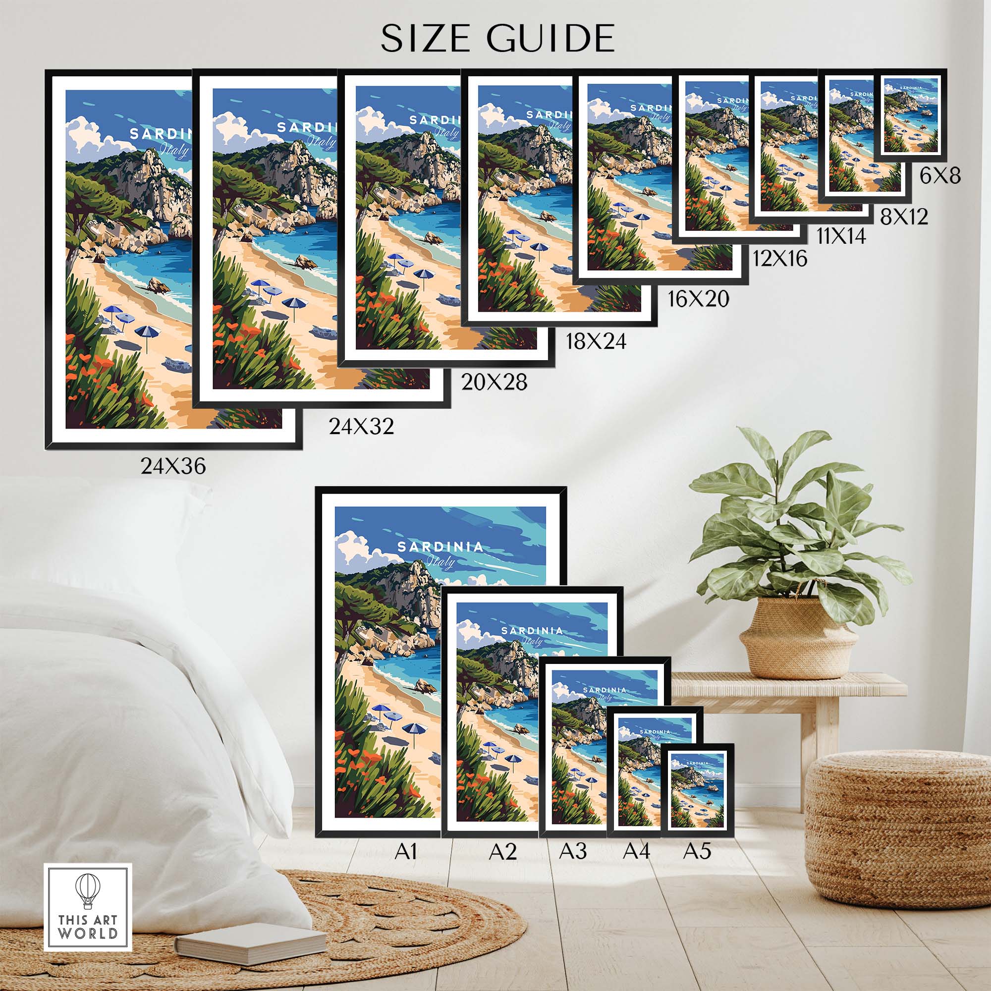 Sardinia Art Print