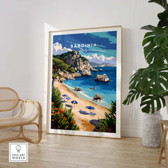 Sardinia Art Print