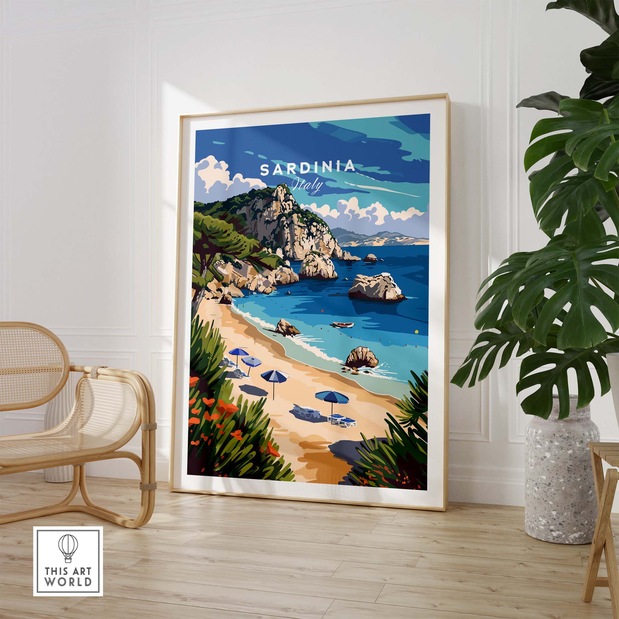 Sardinia Art Print