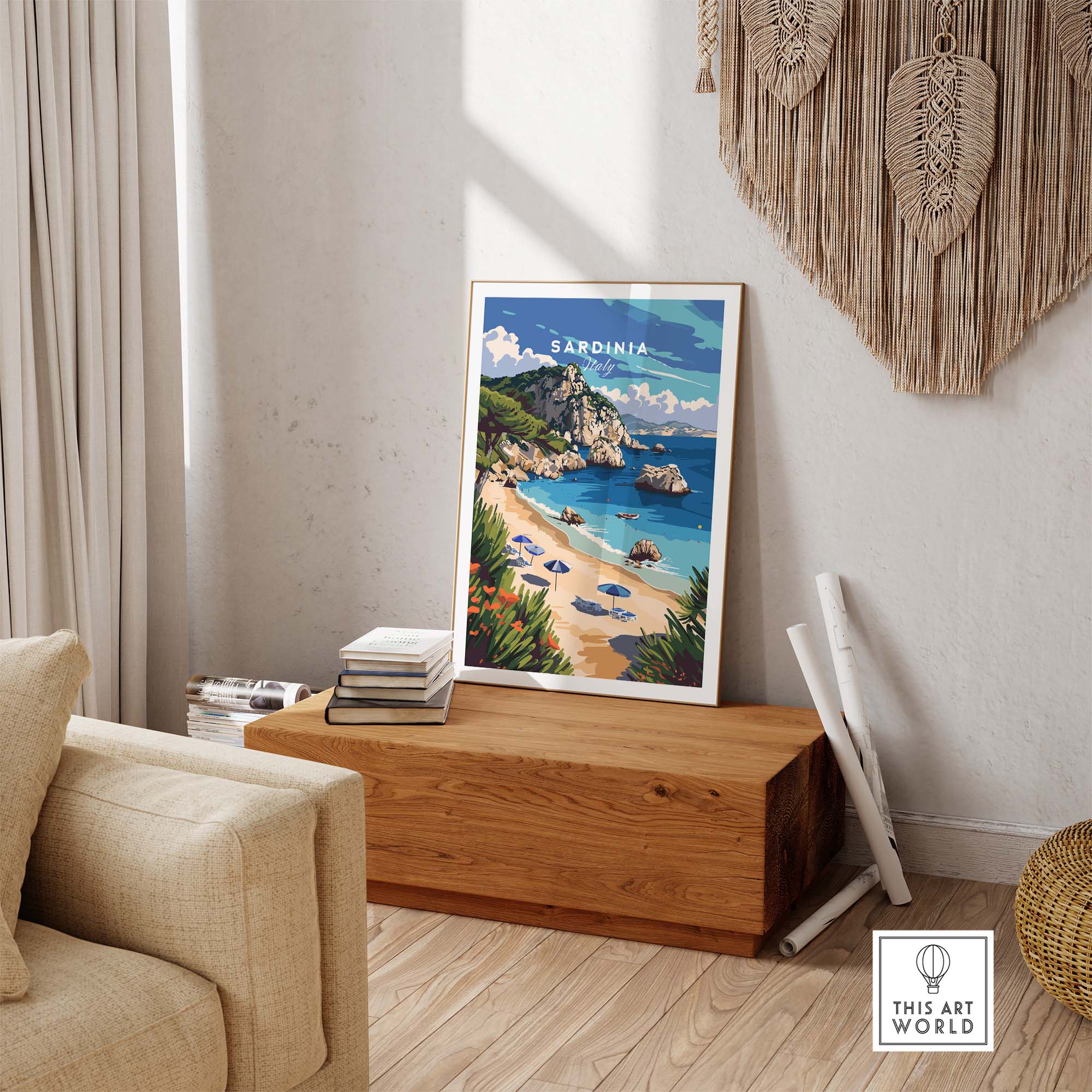 Sardinia Art Print