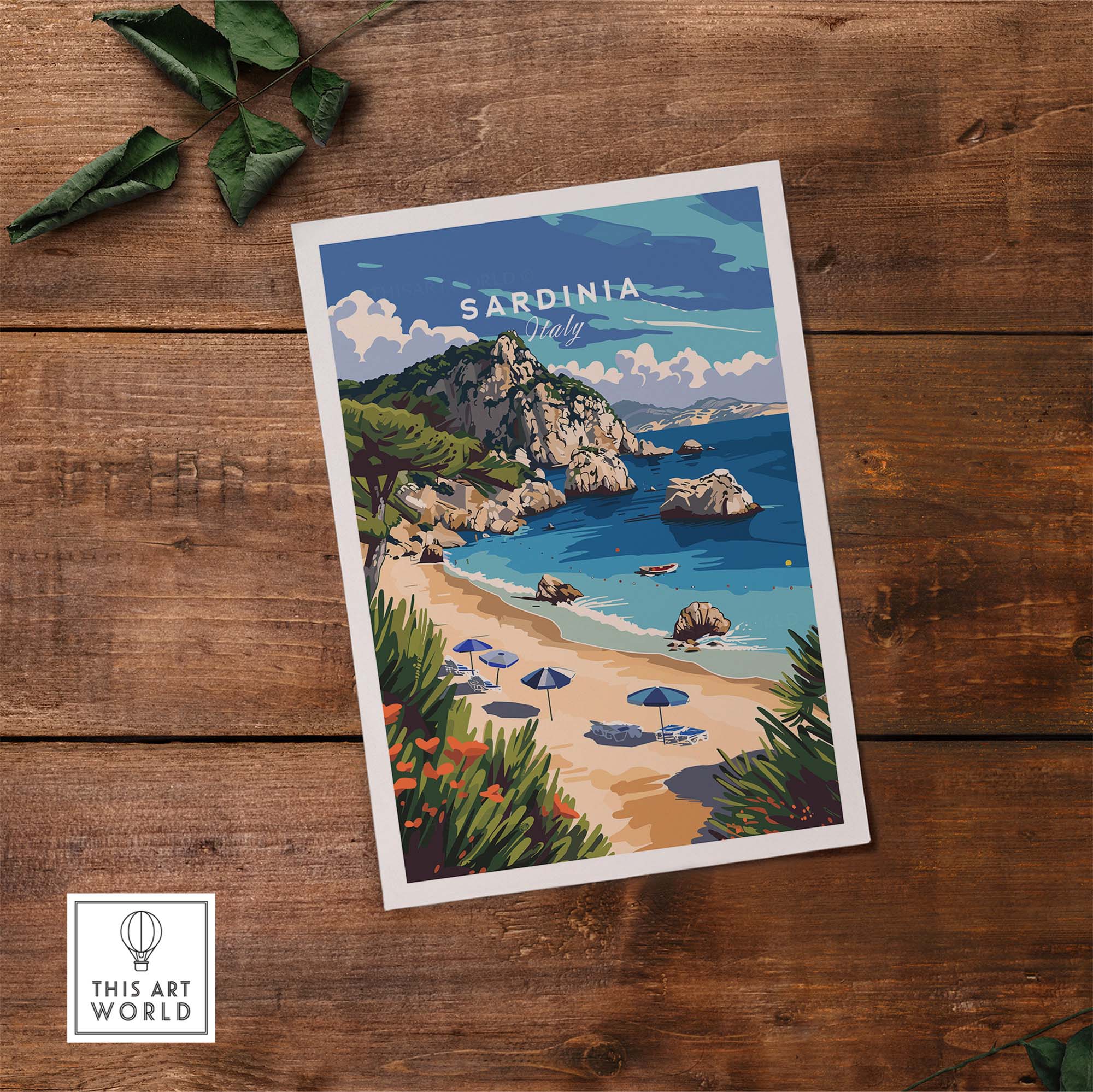 Sardinia Art Print