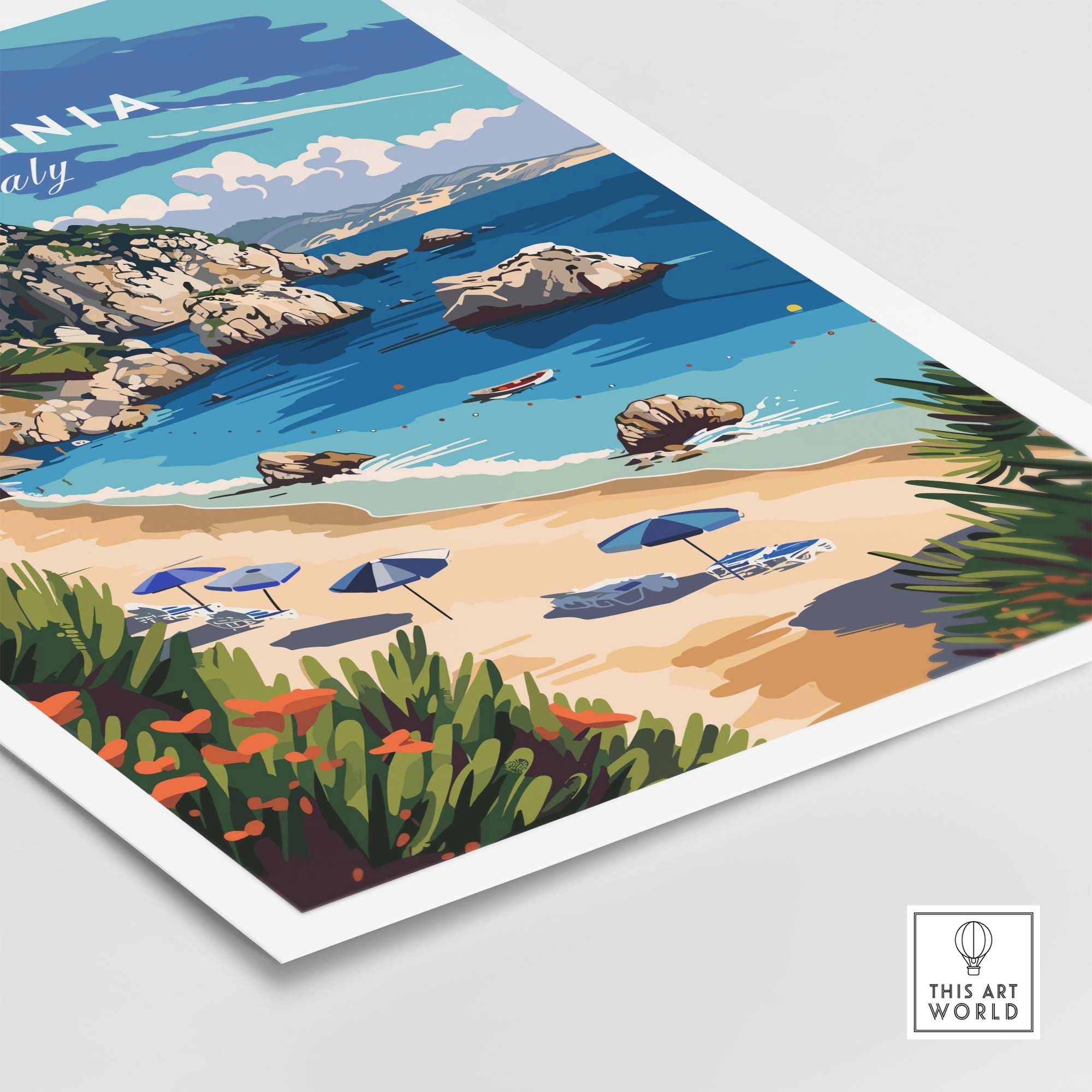 Sardinia Art Print