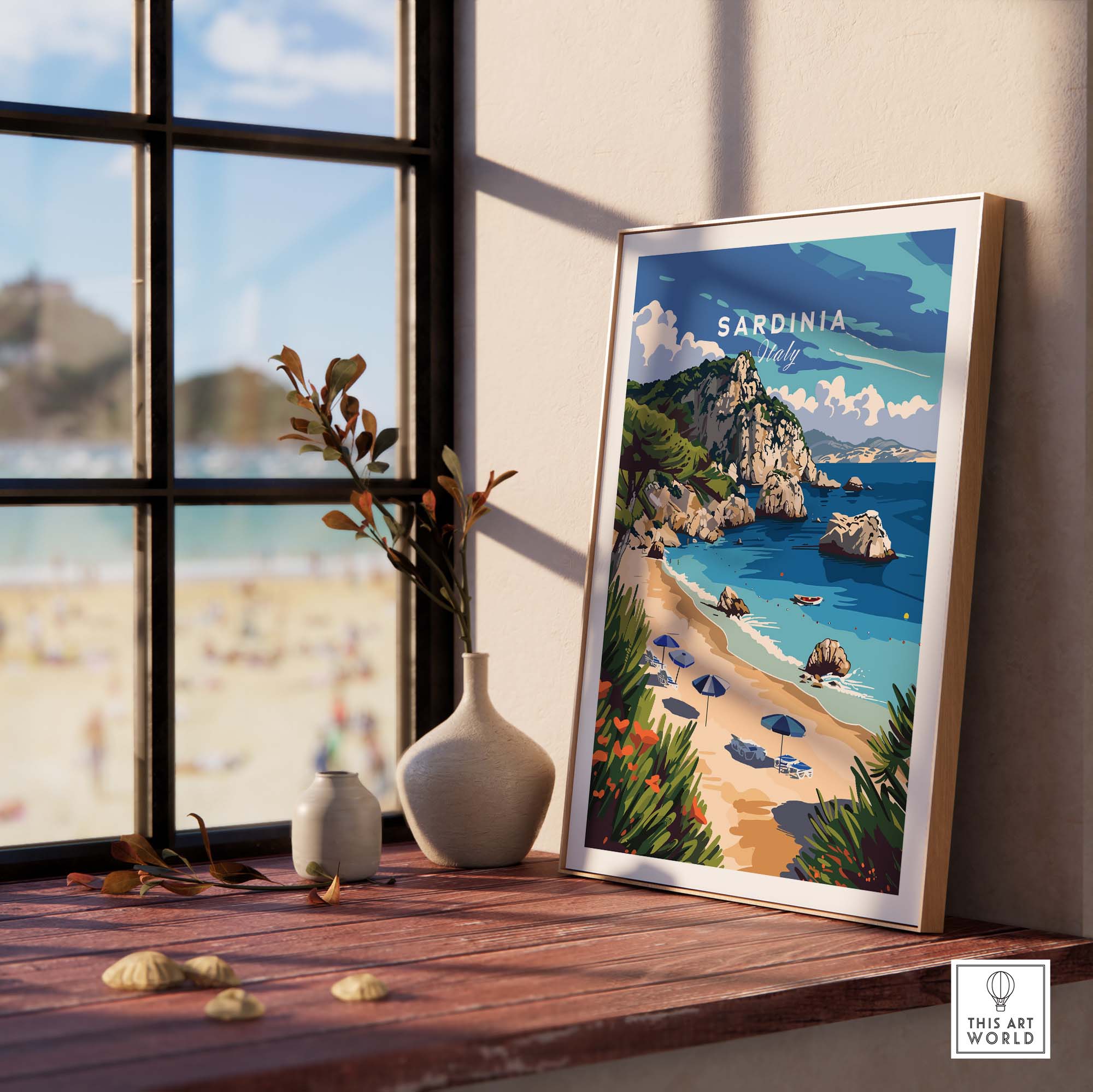 Sardinia Art Print