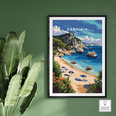 Sardinia Art Print