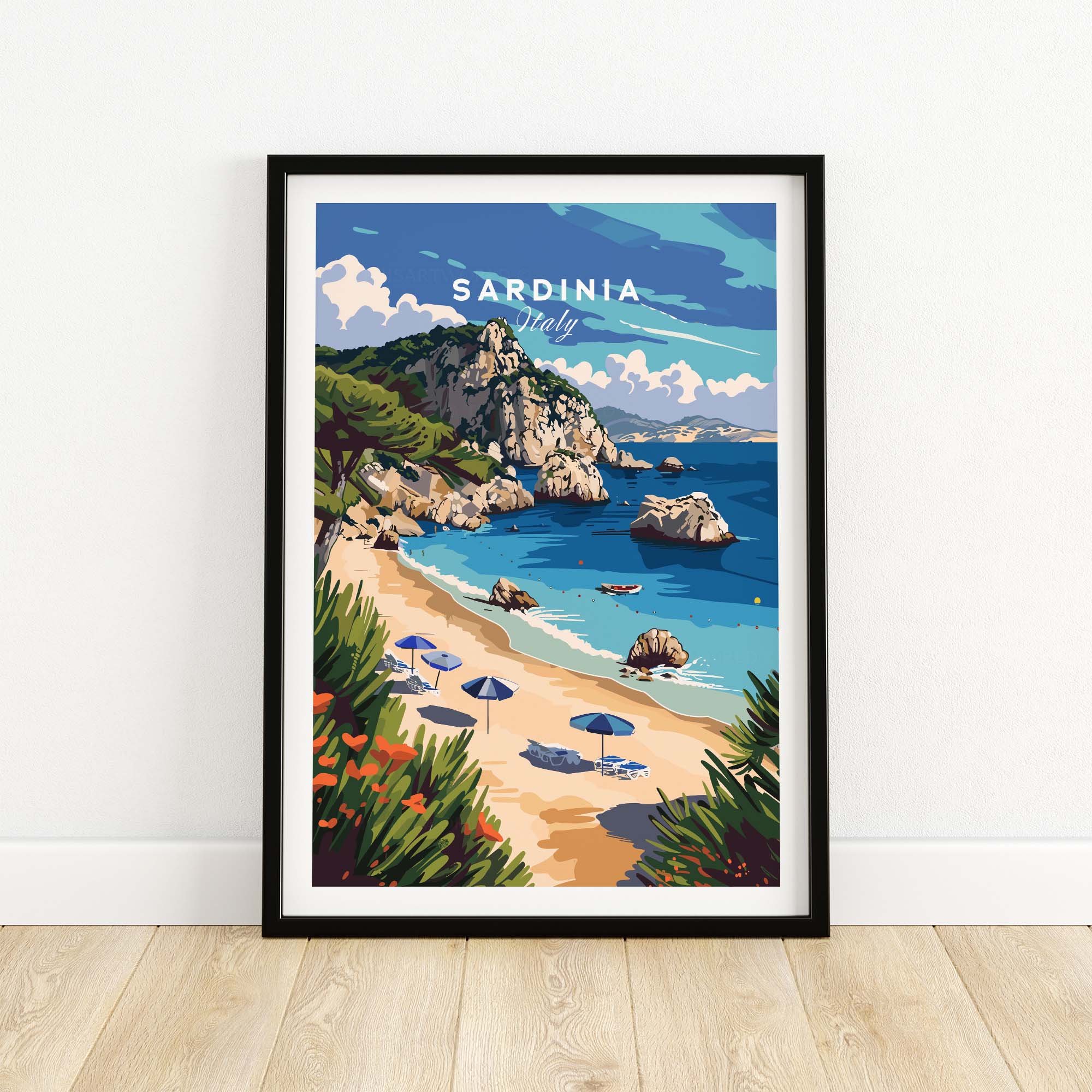 Sardinia Art Print