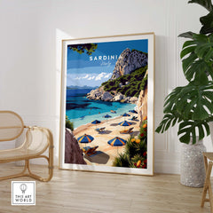 Sardinia Poster Italy