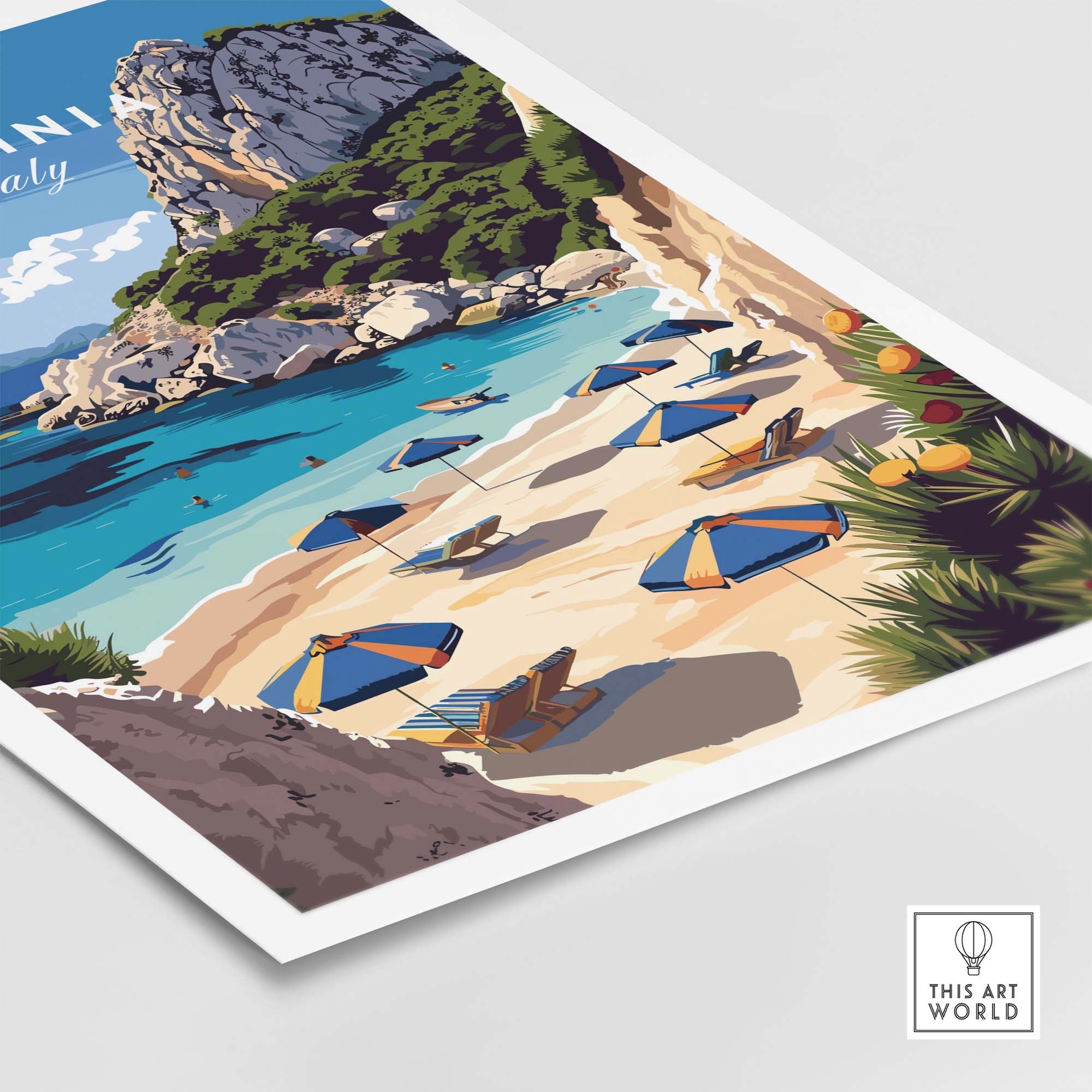 Sardinia Poster Italy
