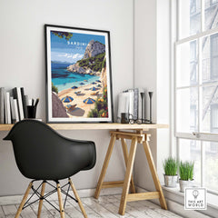 Sardinia Poster Italy