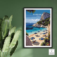 Sardinia Poster Italy
