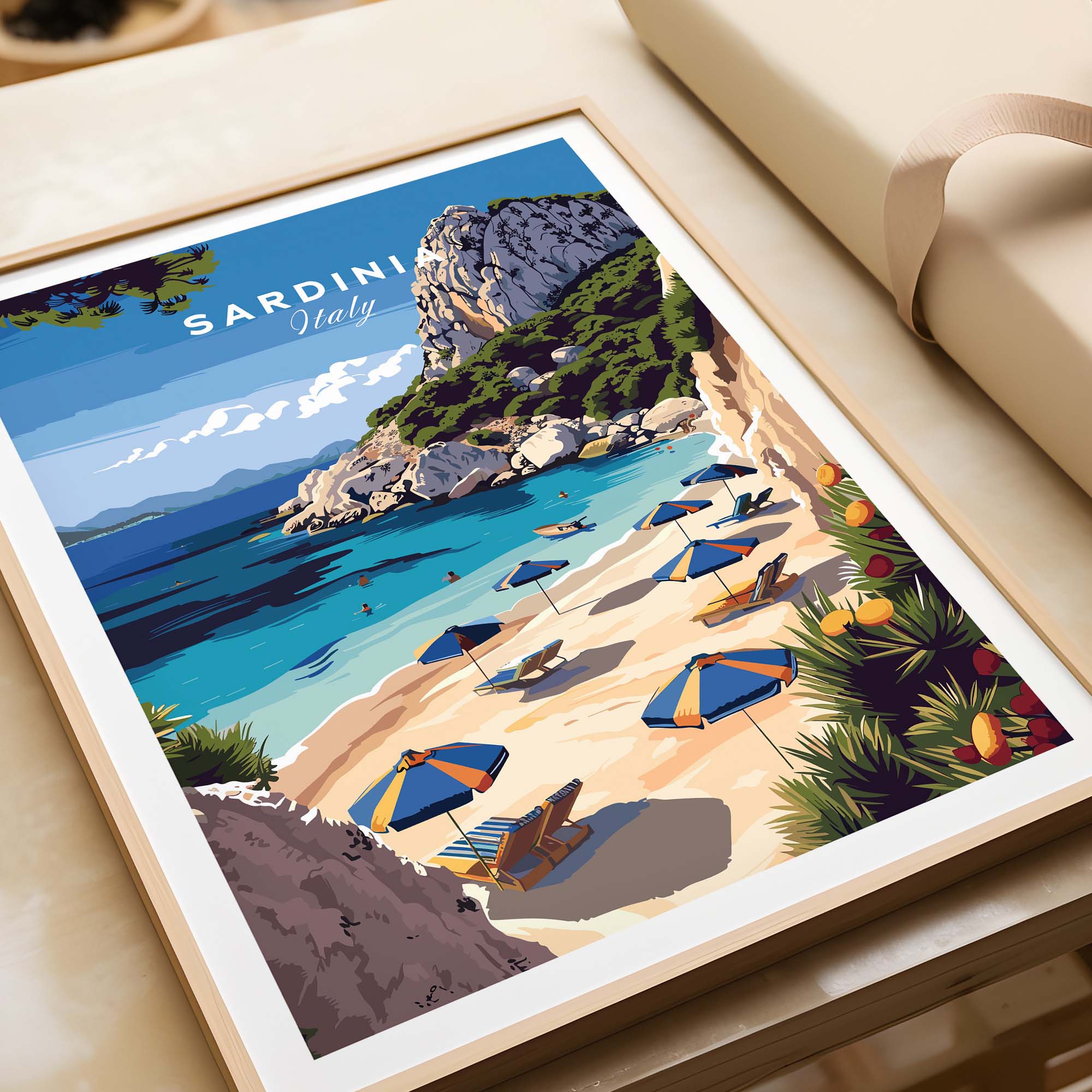 Sardinia Poster Italy