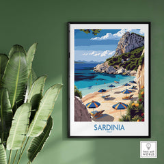 Sardinia Print Italy