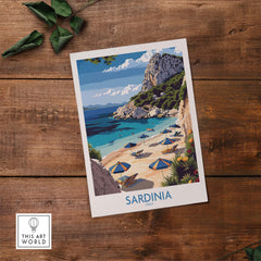 Sardinia Print Italy