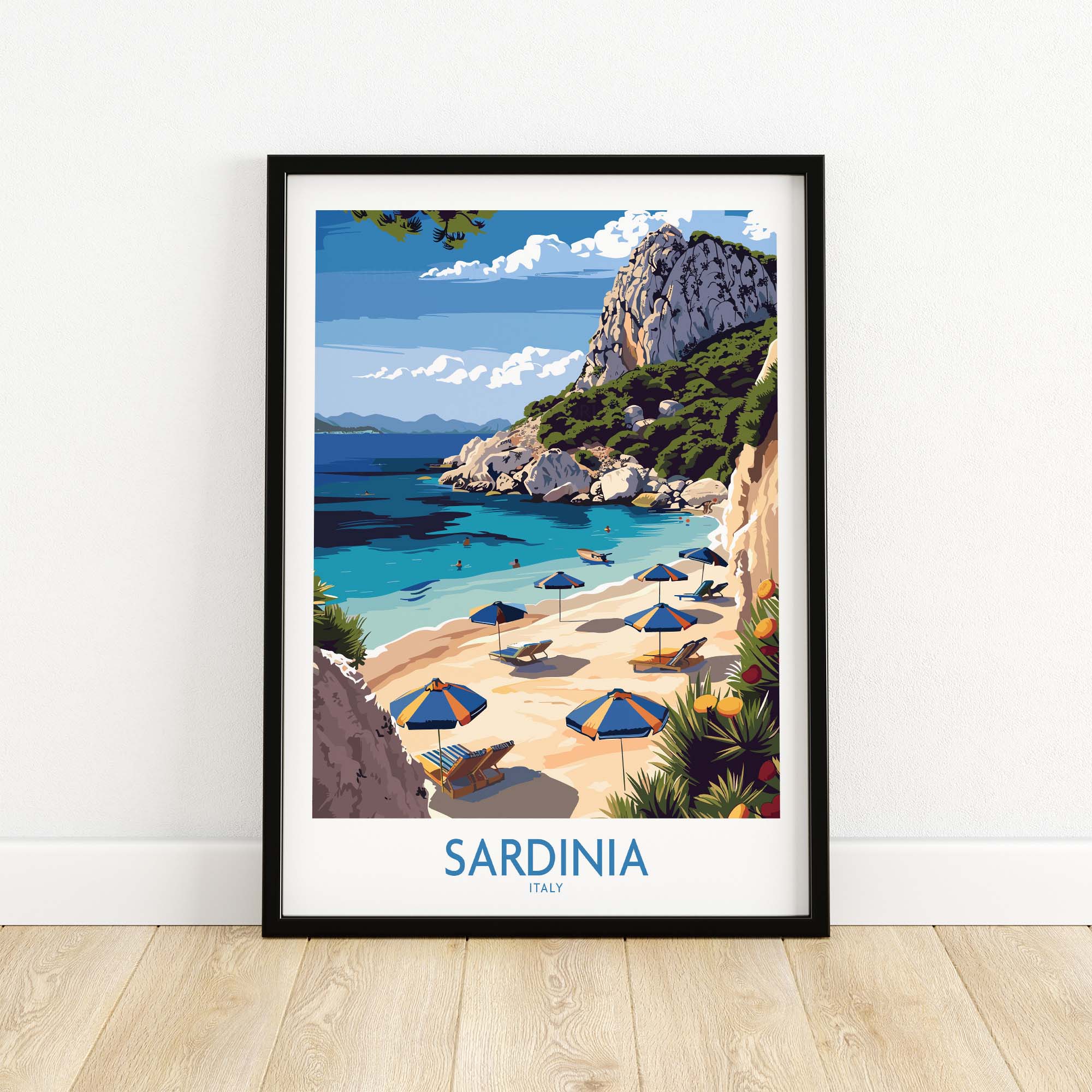 Sardinia Print Italy