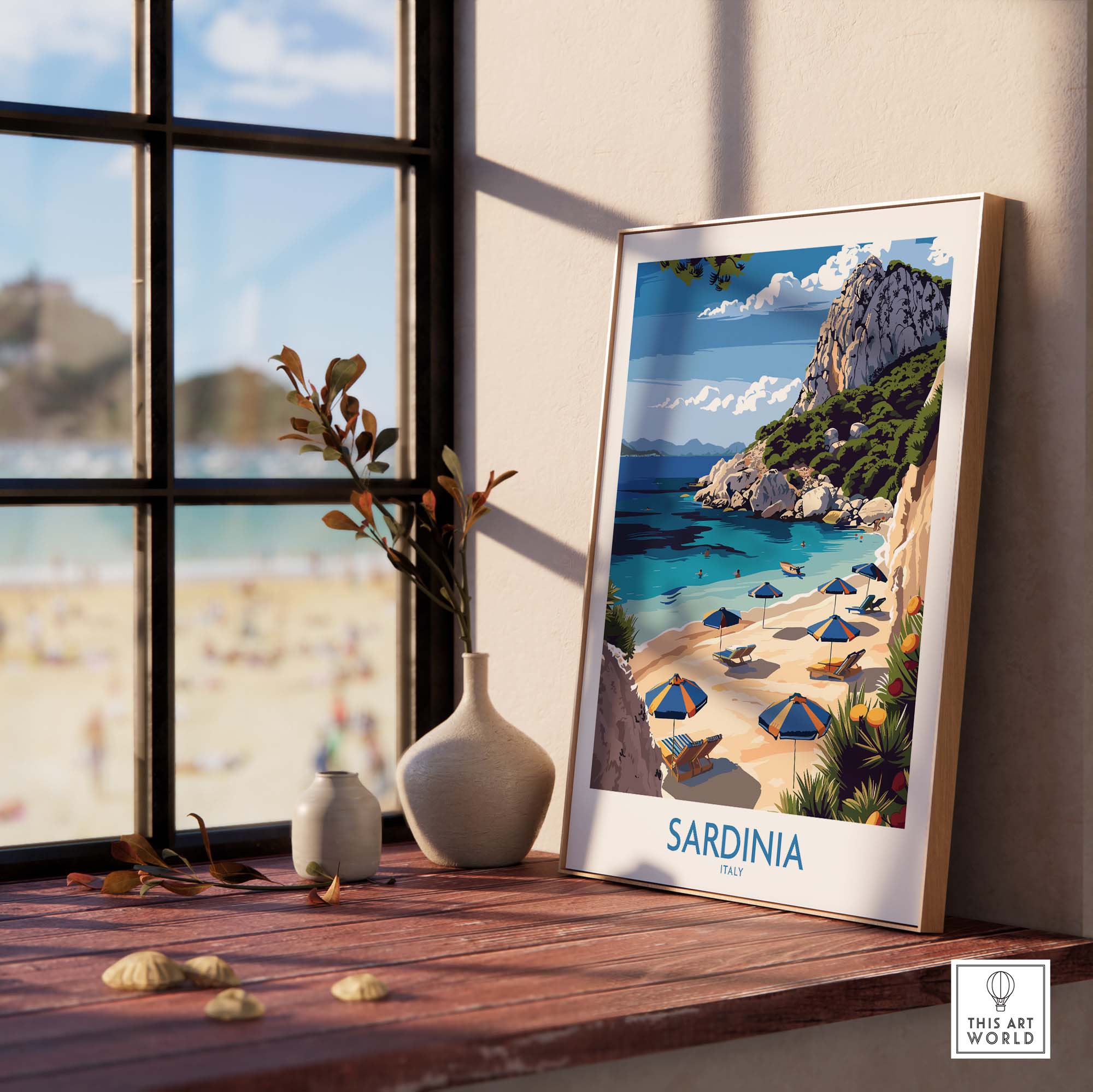 Sardinia Print Italy
