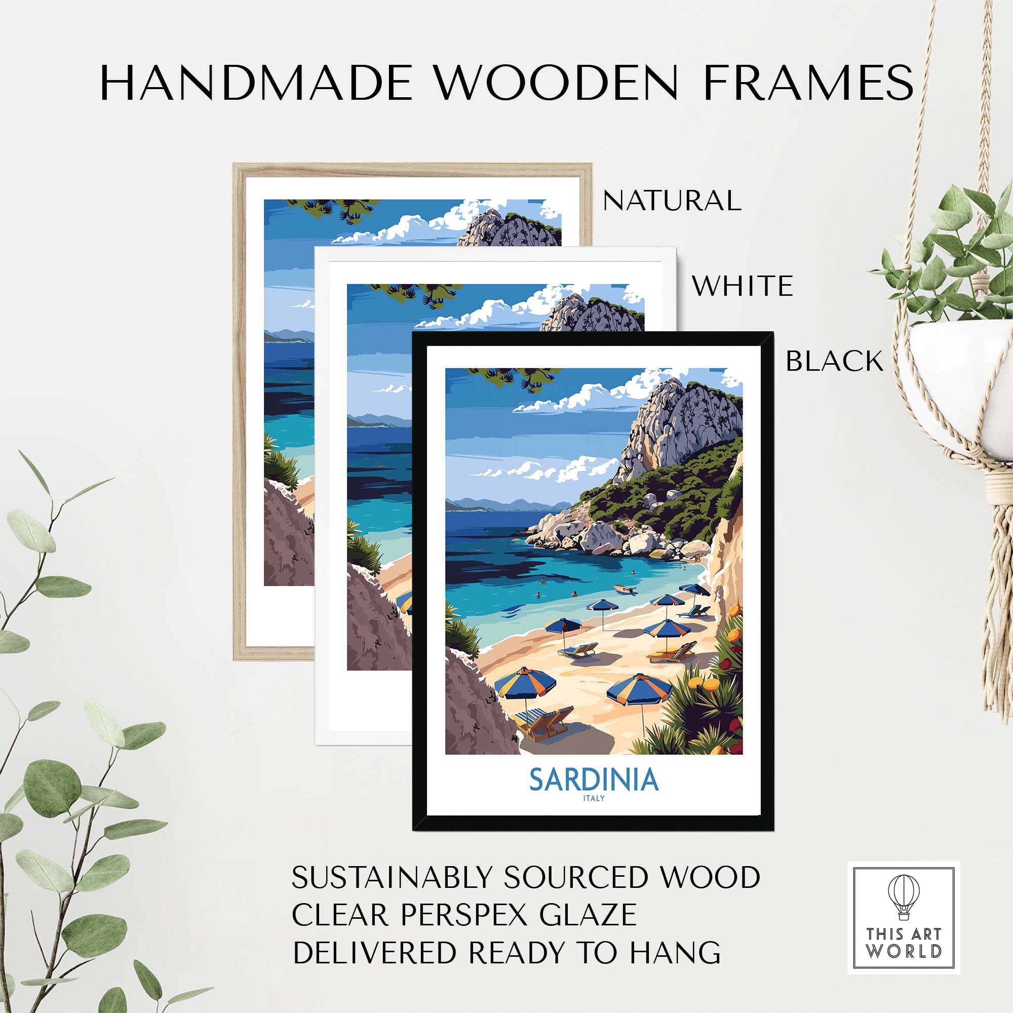 Sardinia Print Italy