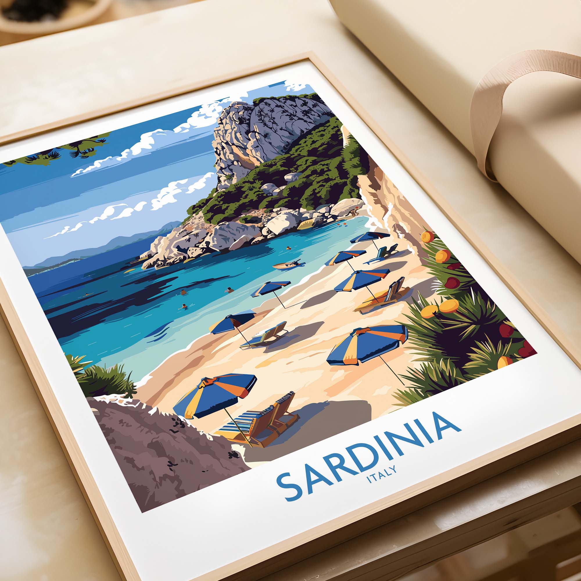 Sardinia Print Italy