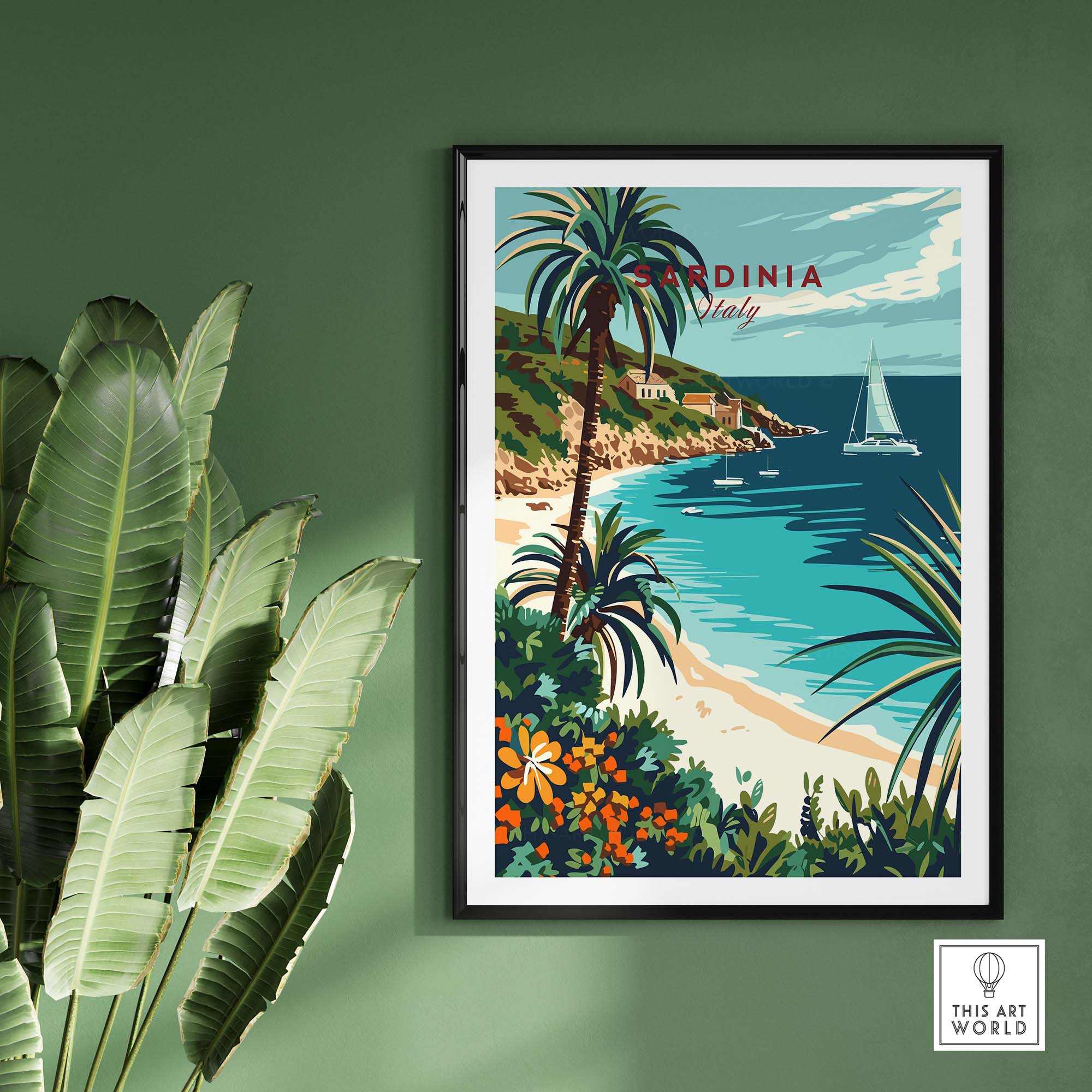 Sardinia Travel Print