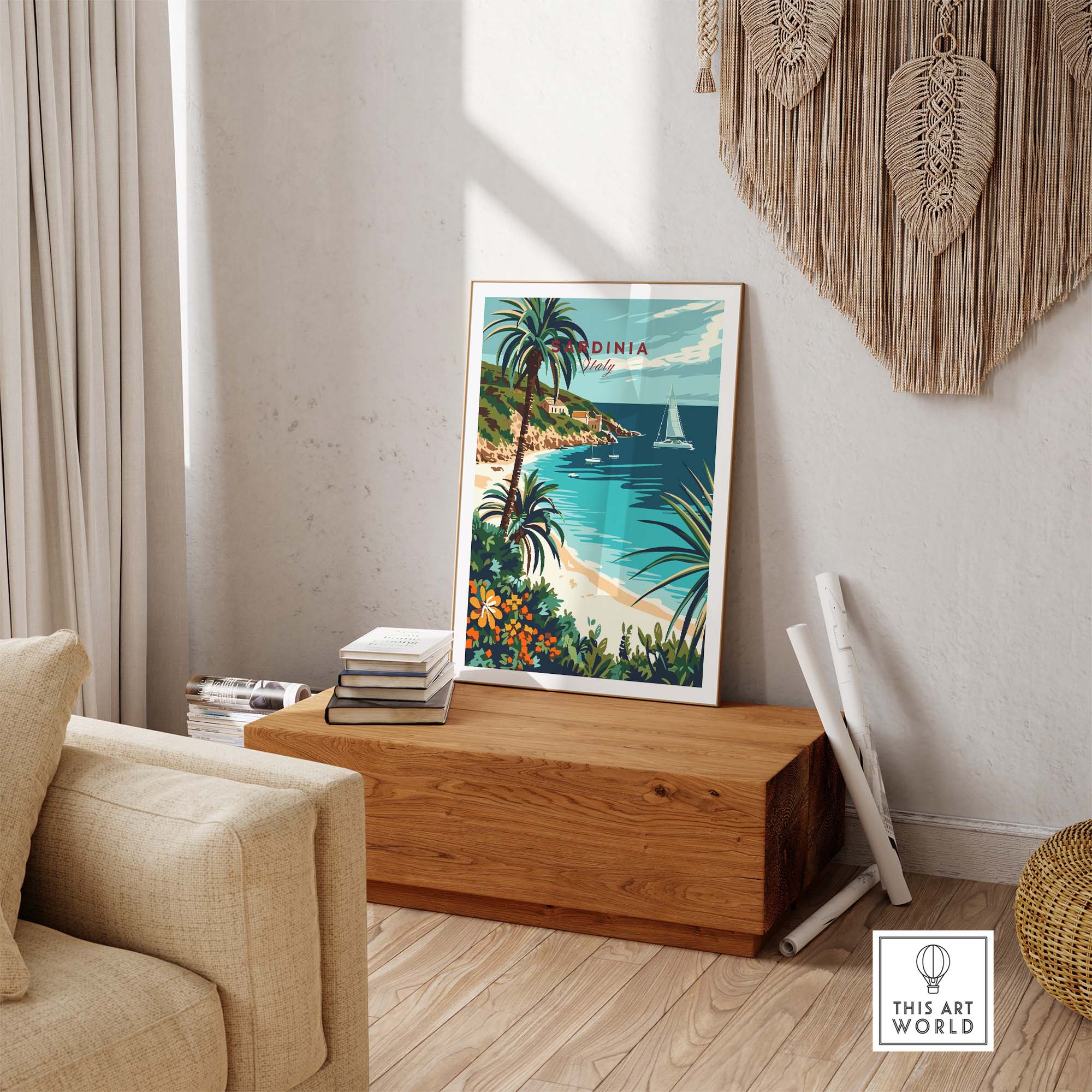Sardinia Travel Print