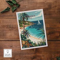 Sardinia Travel Print