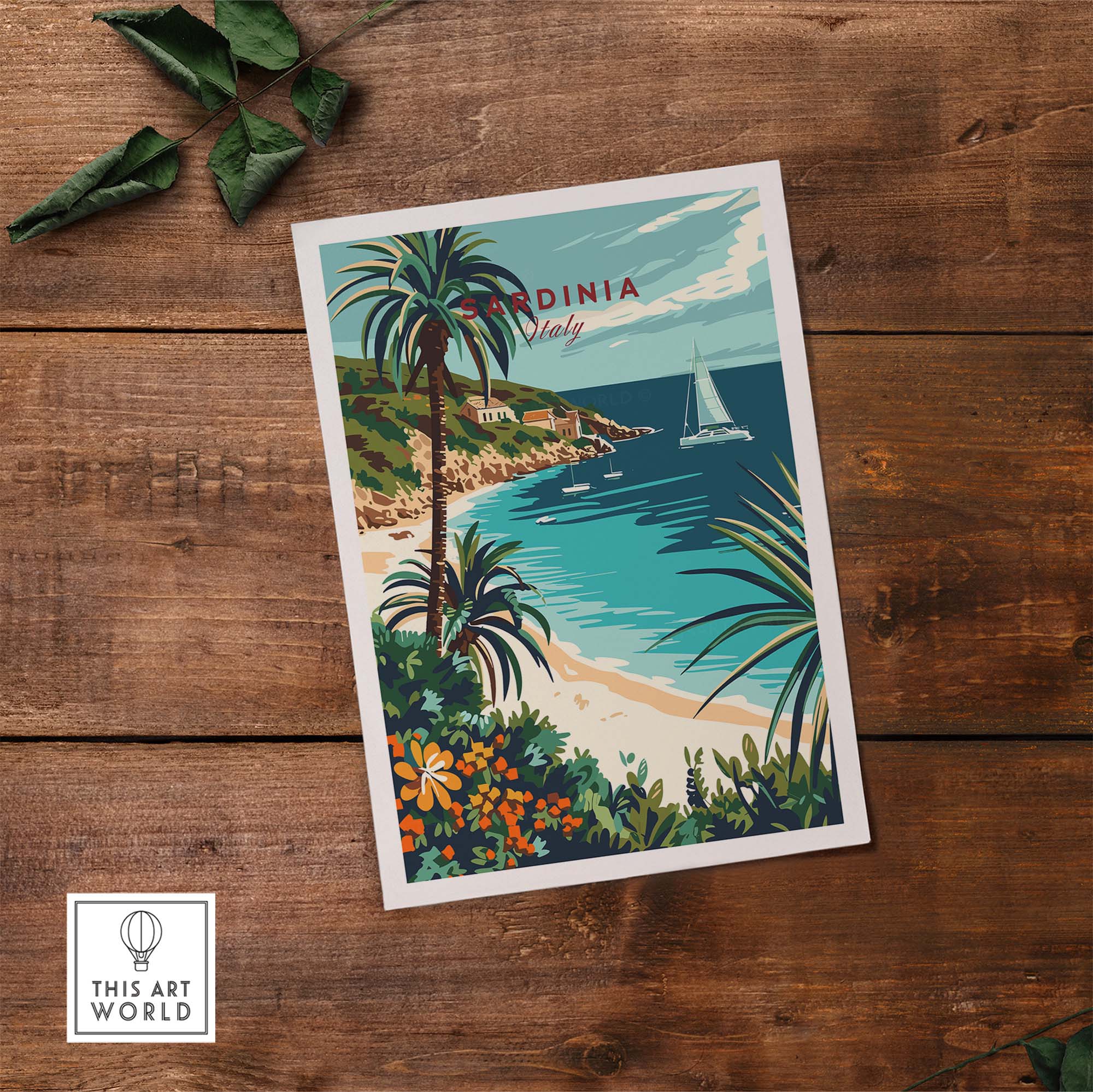 Sardinia Travel Print