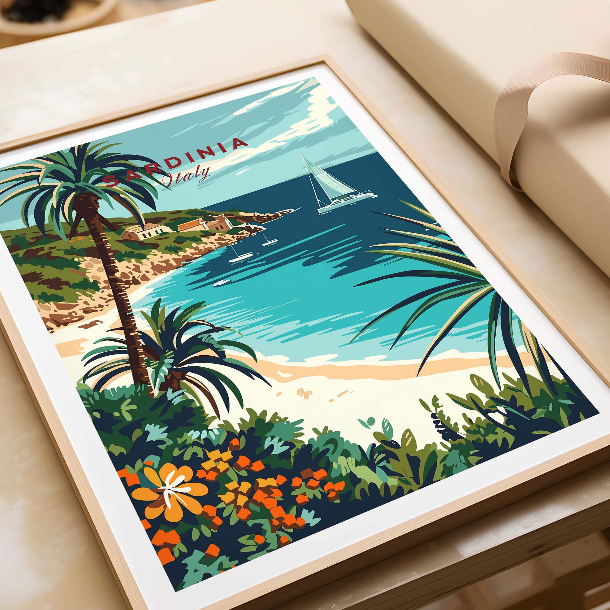 Sardinia Travel Print