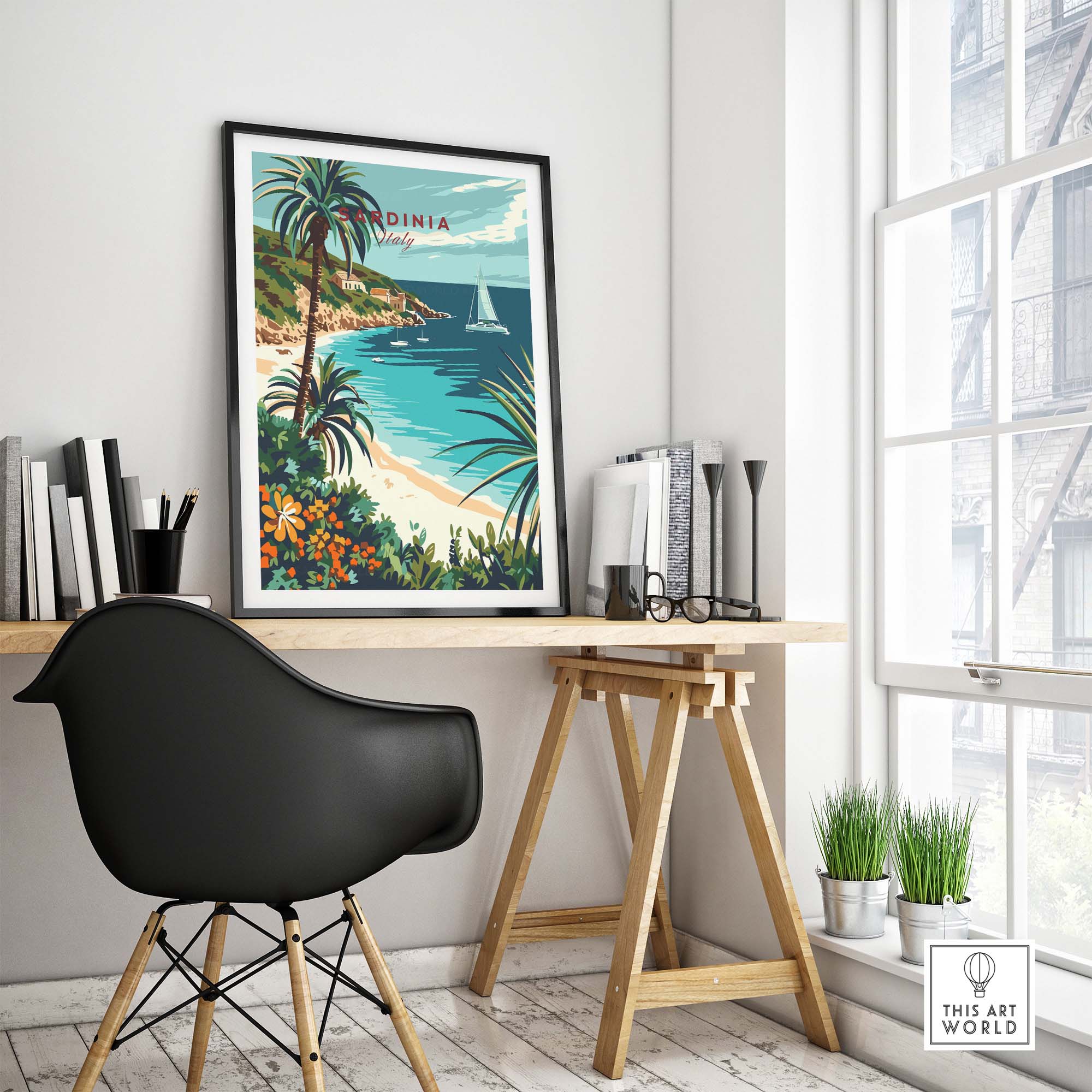 Sardinia Travel Print