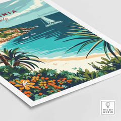 Sardinia Travel Print