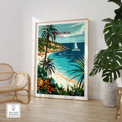 Sardinia Travel Print