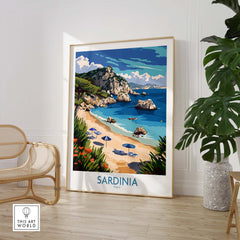 Sardinia Wall Art Print