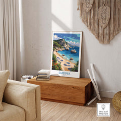 Sardinia Wall Art Print