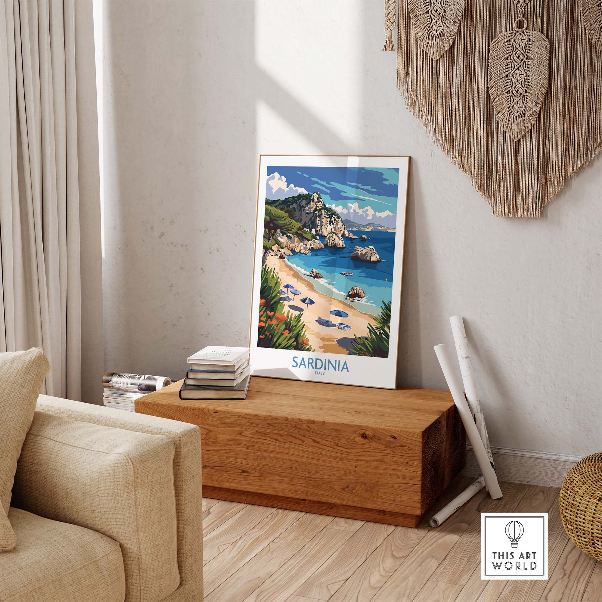 Sardinia Wall Art Print