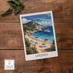 Sardinia Wall Art Print