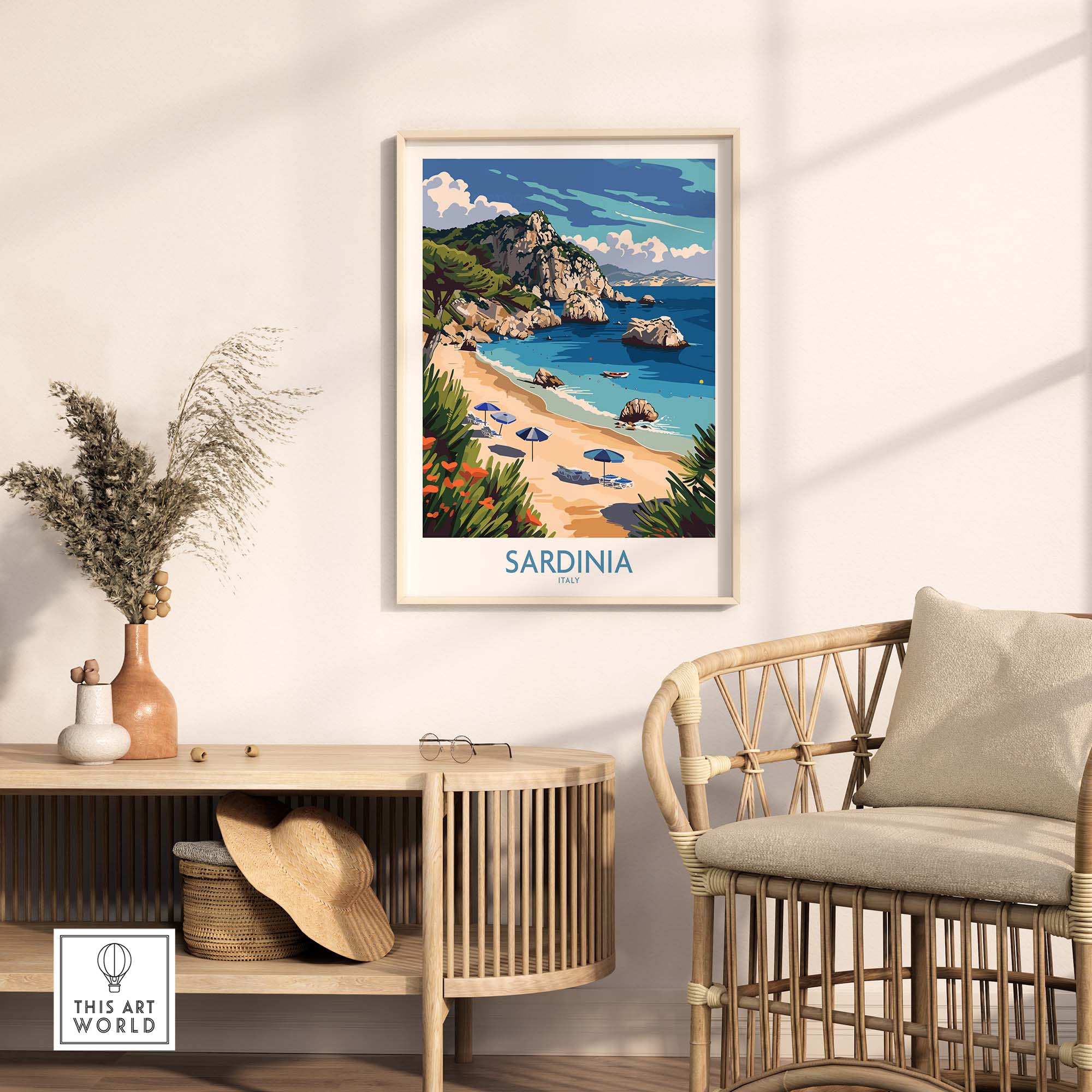 Sardinia Wall Art Print