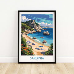Sardinia Wall Art Print