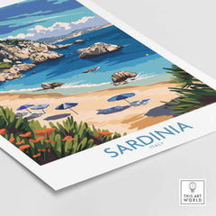 Sardinia Wall Art Print