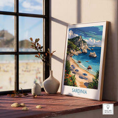 Sardinia Wall Art Print