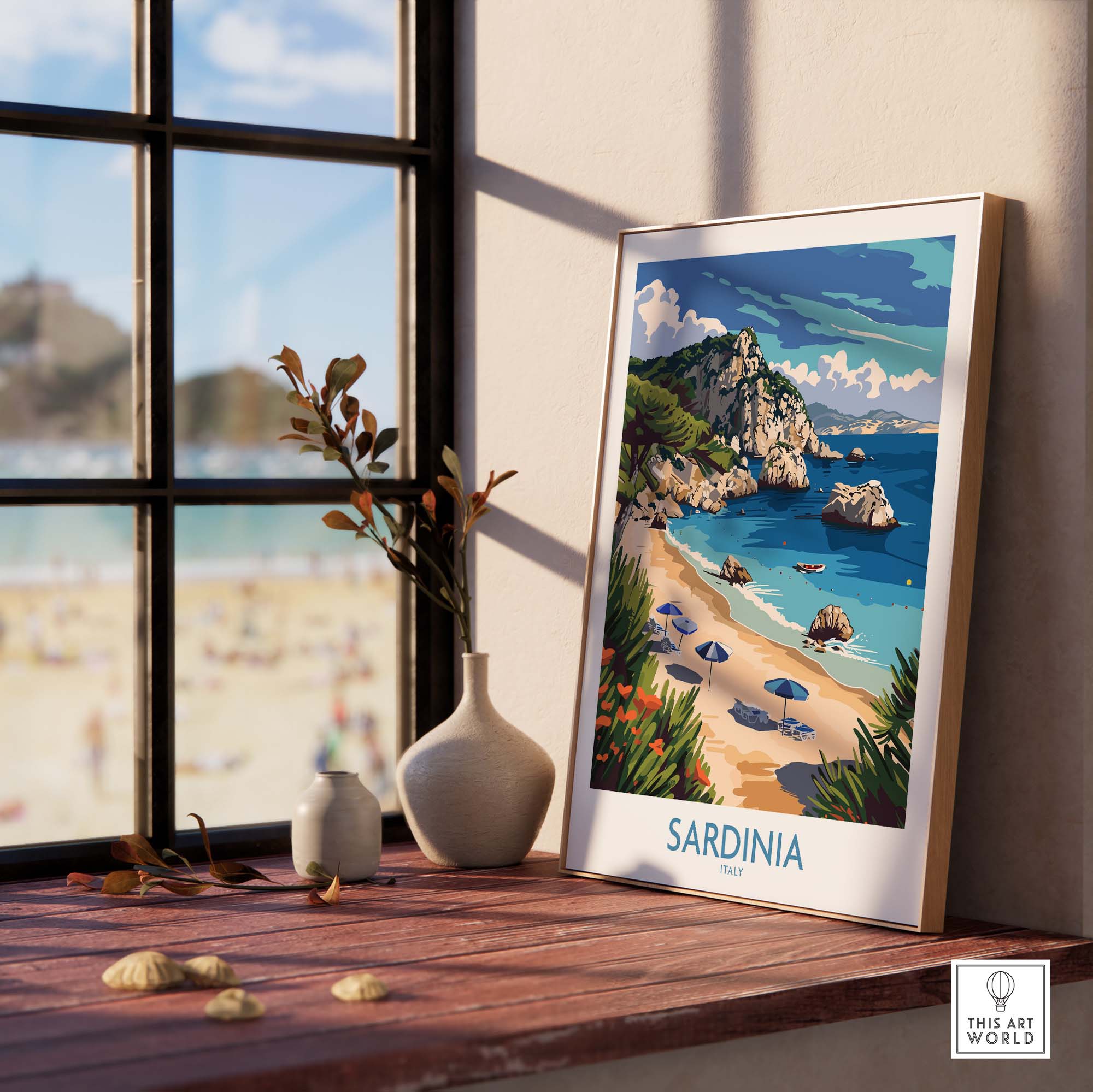 Sardinia Wall Art Print