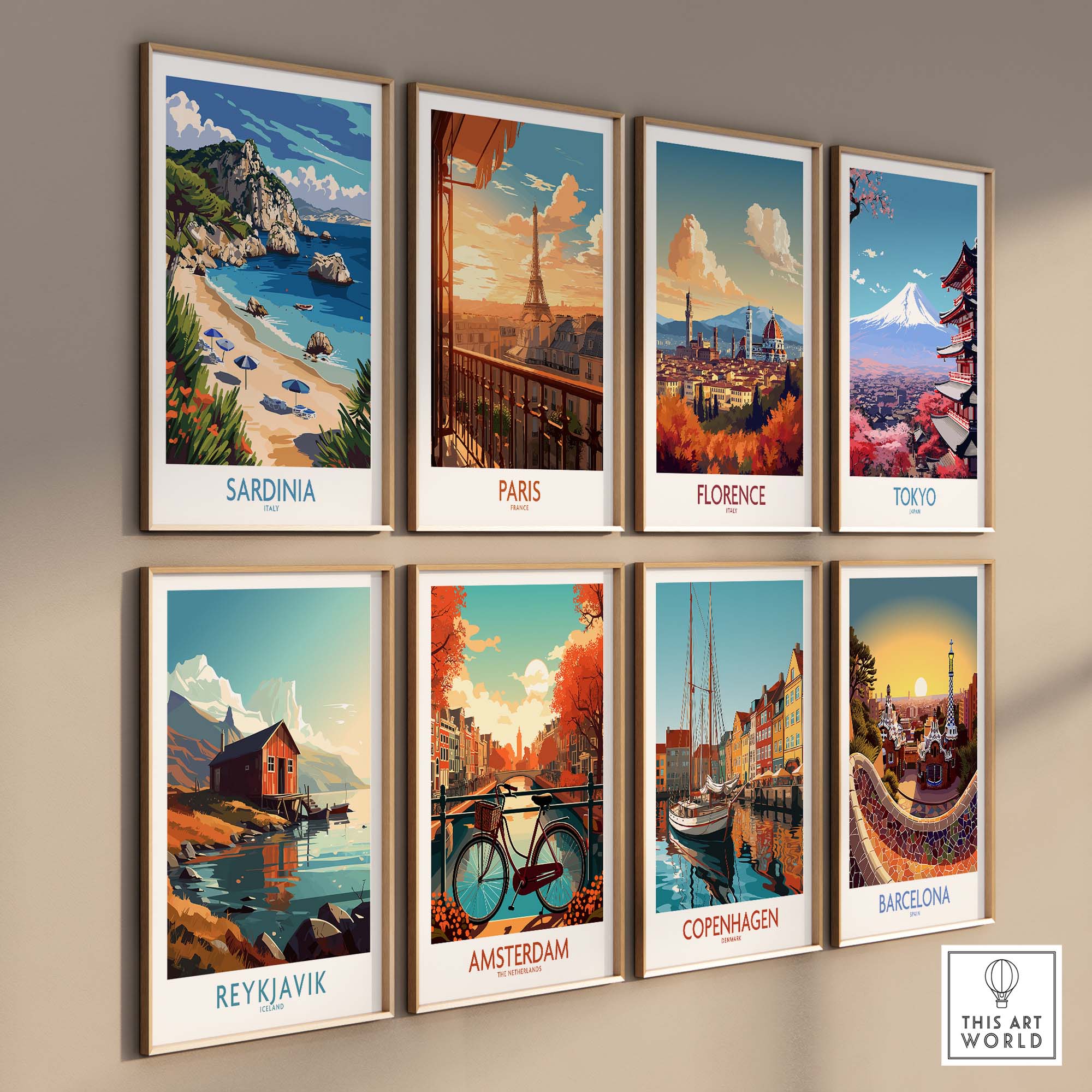 Sardinia Wall Art Print