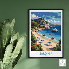 Sardinia Wall Art Print