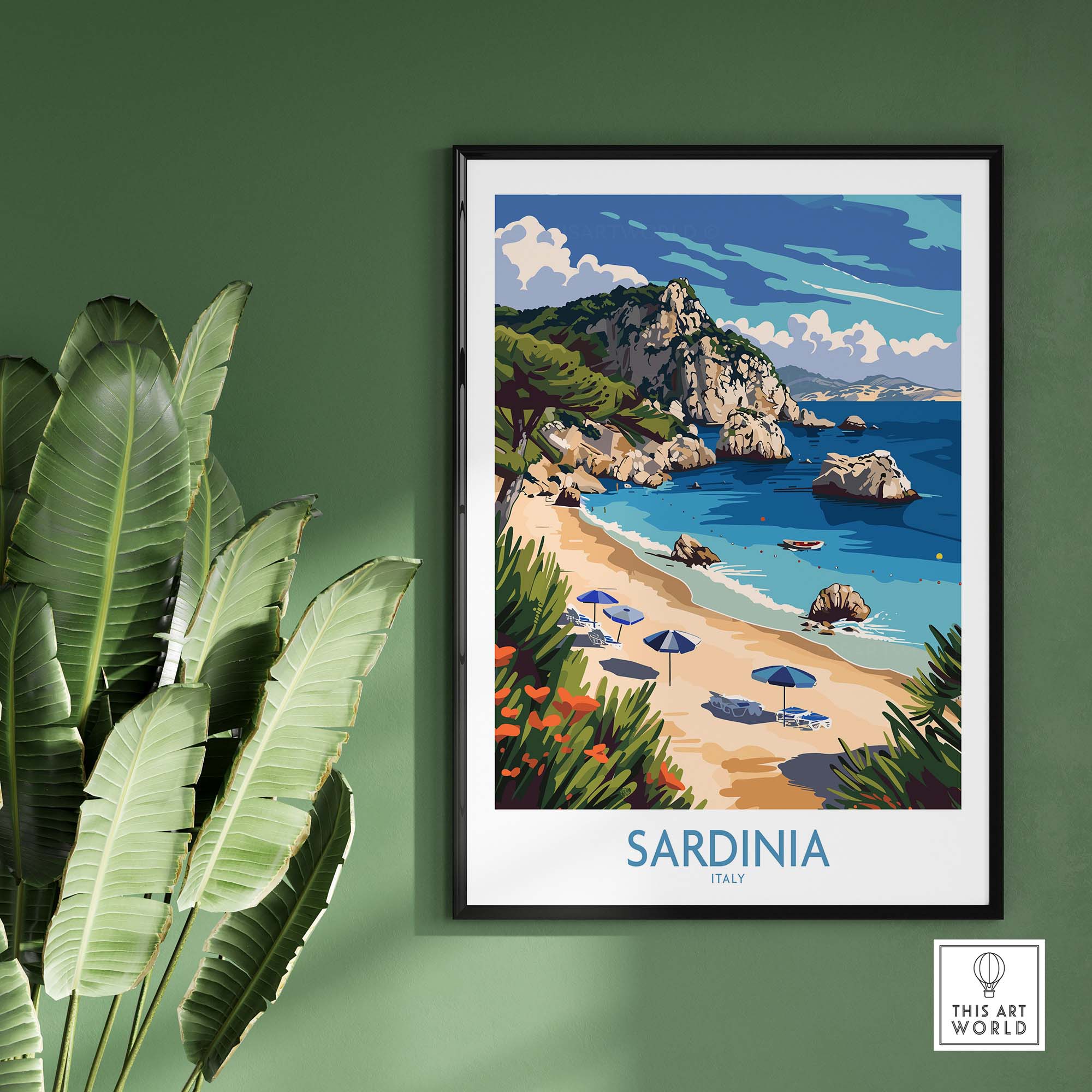 Sardinia Wall Art Print