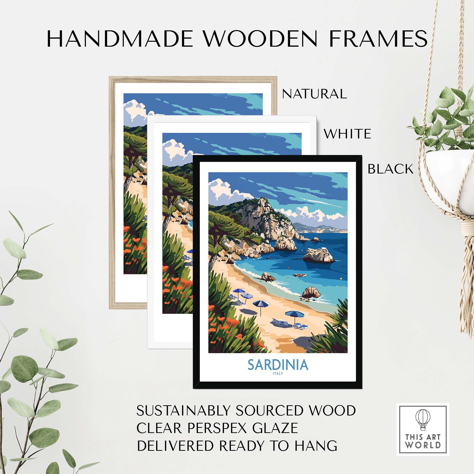 Sardinia Wall Art Print