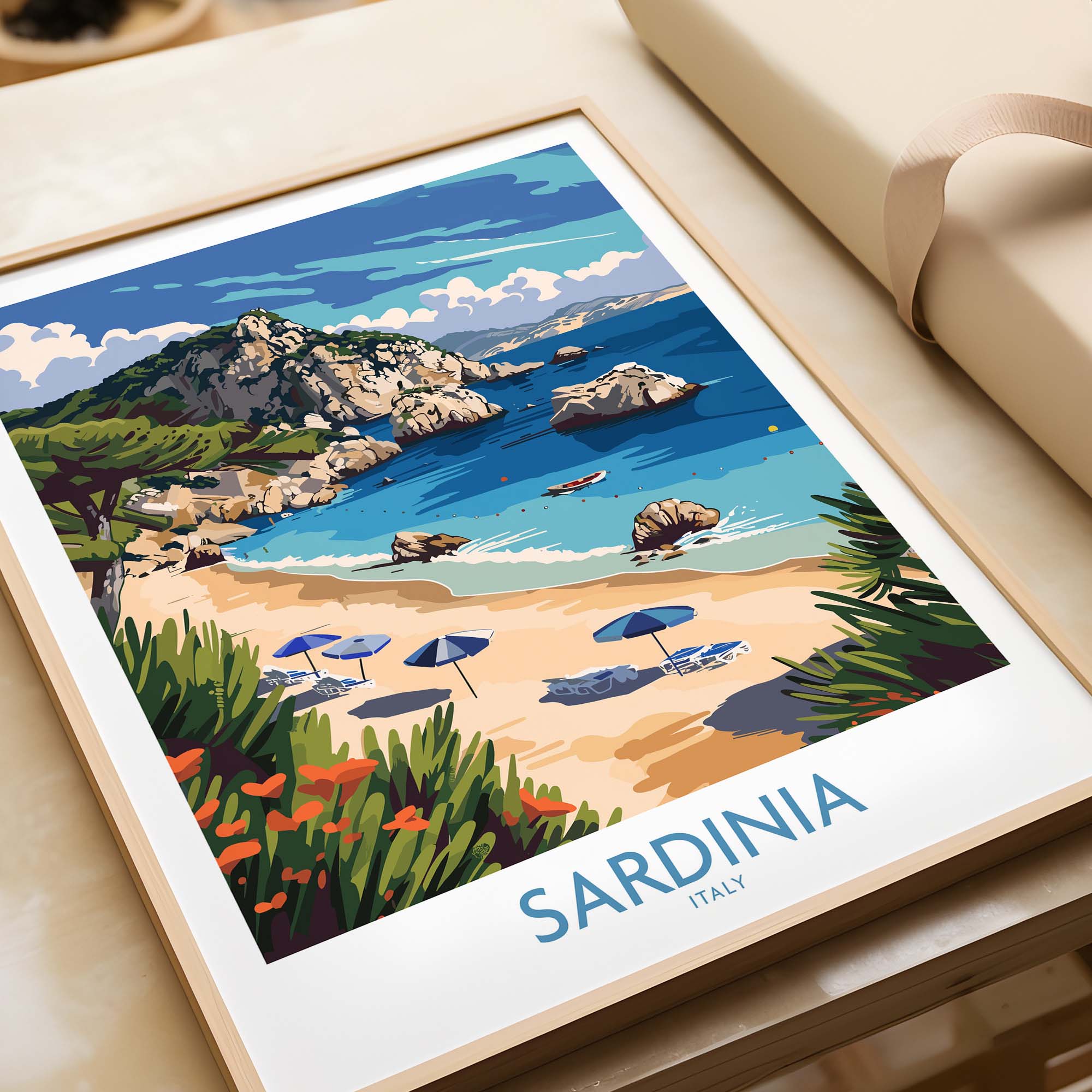 Sardinia Wall Art Print