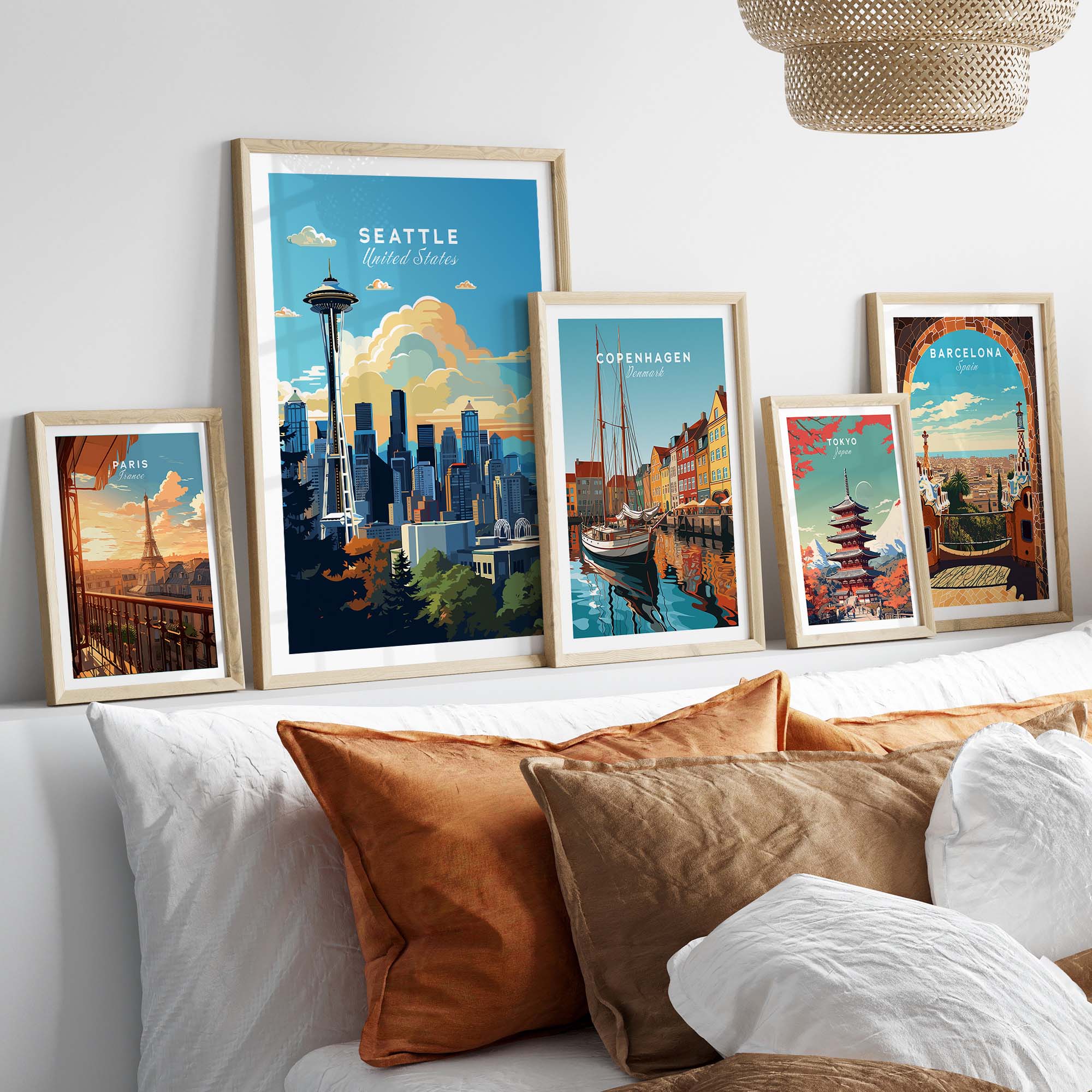 Seattle Print part of our best collection or travel posters and prints - This Art World