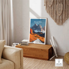 Sella Pass Art Print Italy-This Art World
