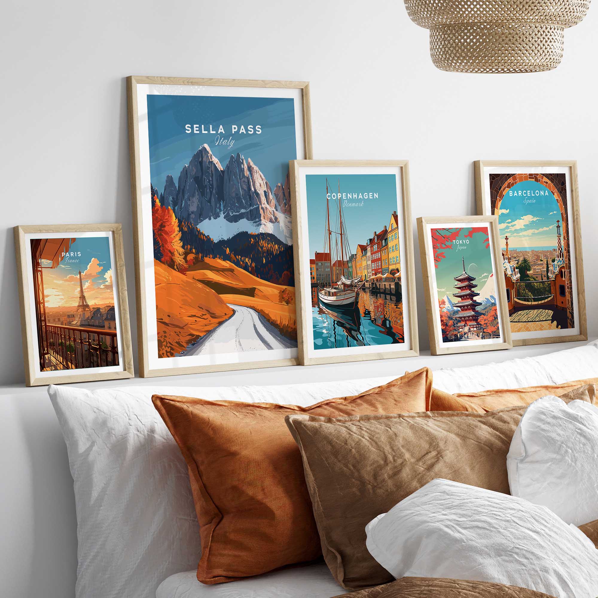 Sella Pass Art Print Italy-This Art World