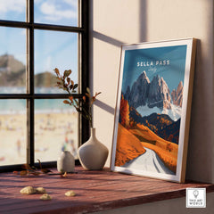 Sella Pass Art Print Italy-This Art World