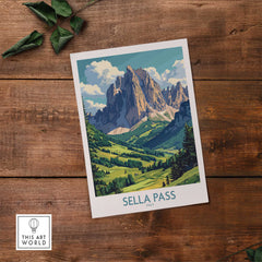 Sella Pass Wall Art Print-This Art World