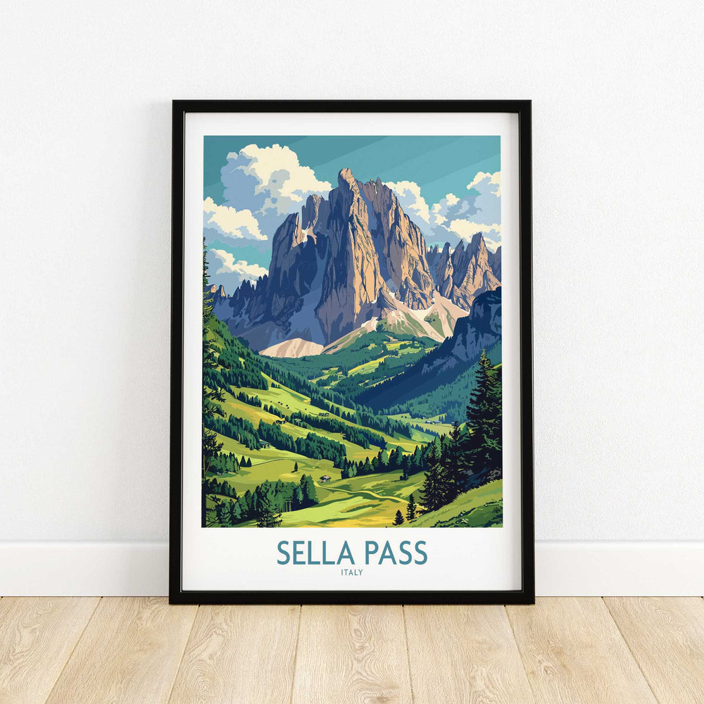 Sella Pass Wall Art Print-This Art World