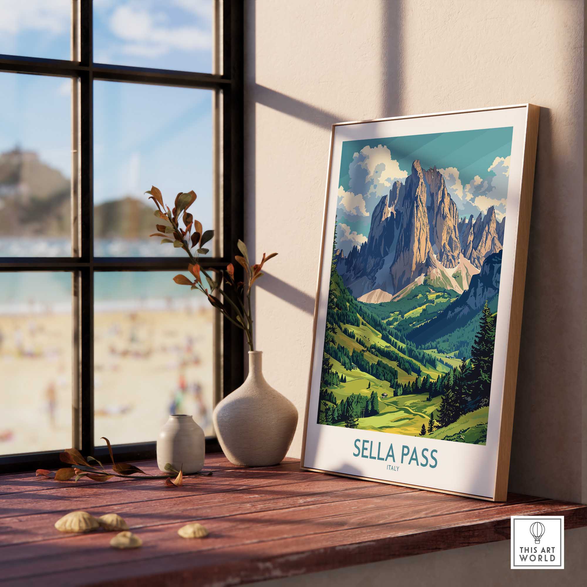 Sella Pass Wall Art Print-This Art World