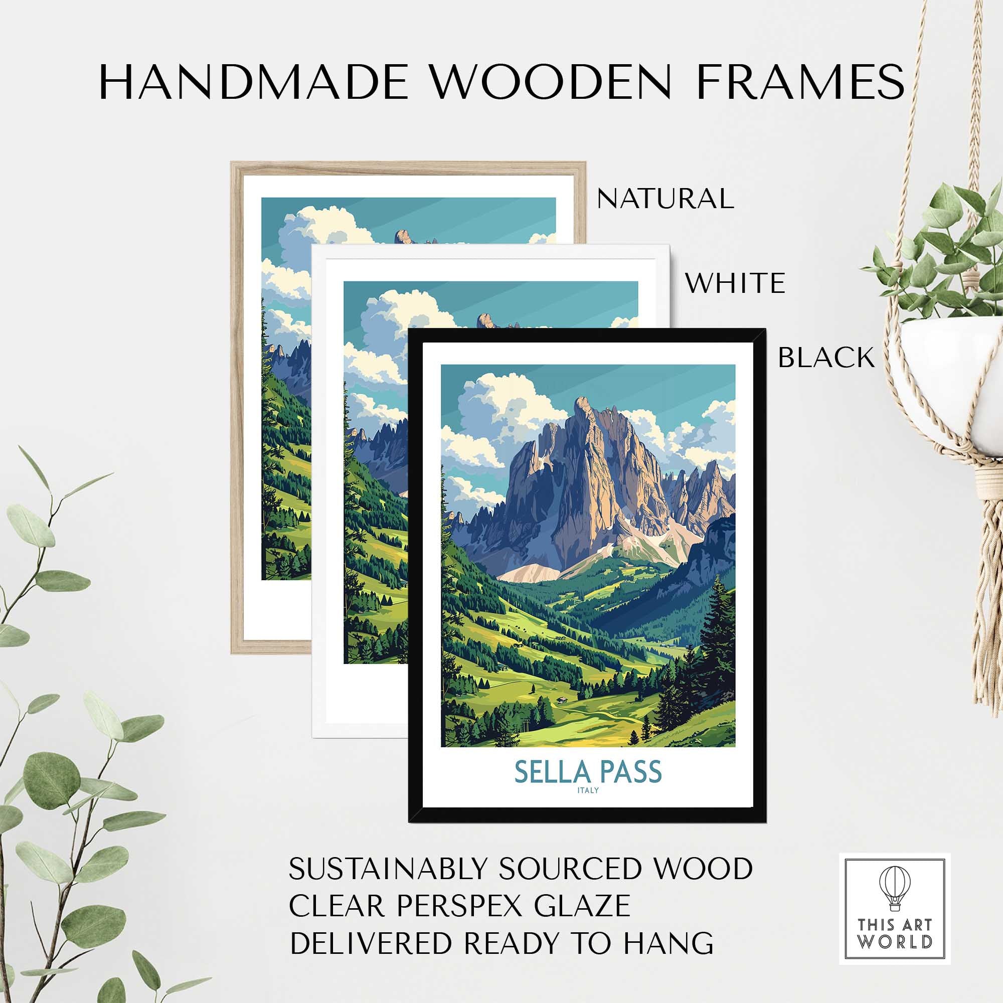 Sella Pass Wall Art Print-This Art World